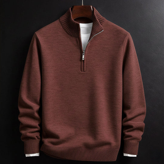 Joshua - Classic Half-Zip Sweater | By Julian & Claire Toronto
