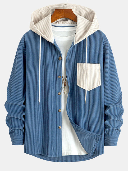 Jared - Relaxed Hooded Overshirt | By Julian & Claire Toronto