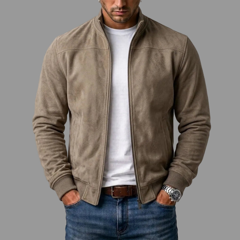 WinterField | Elegant Suede Bomber Jacket for Men (Buy 1, Get 1 FREE)