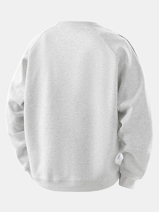 Lonnie - Relaxed Stripe Crewneck Sweatshirt | By Julian & Claire Toronto