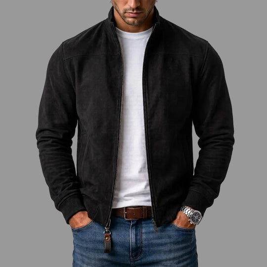 WinterField | Elegant Suede Bomber Jacket for Men (Buy 1, Get 1 FREE)