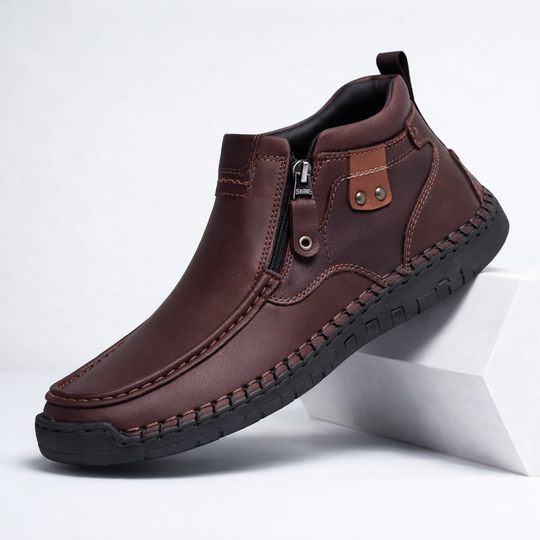Scott Leather Ankle Boots