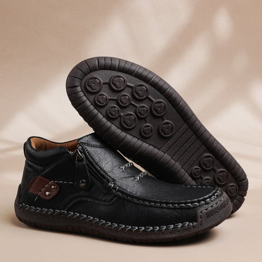 Men's Italian Leather Ankle Boots | Savoni