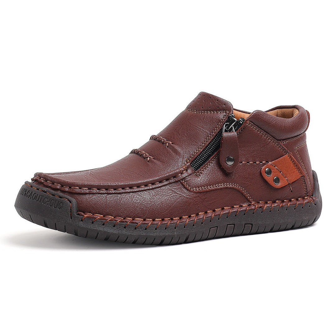 Men's Italian Leather Ankle Boots | Savoni