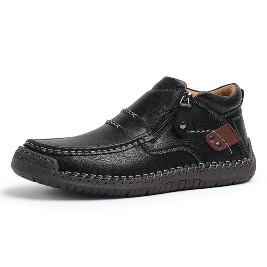 Men's Italian Leather Ankle Boots | Savoni