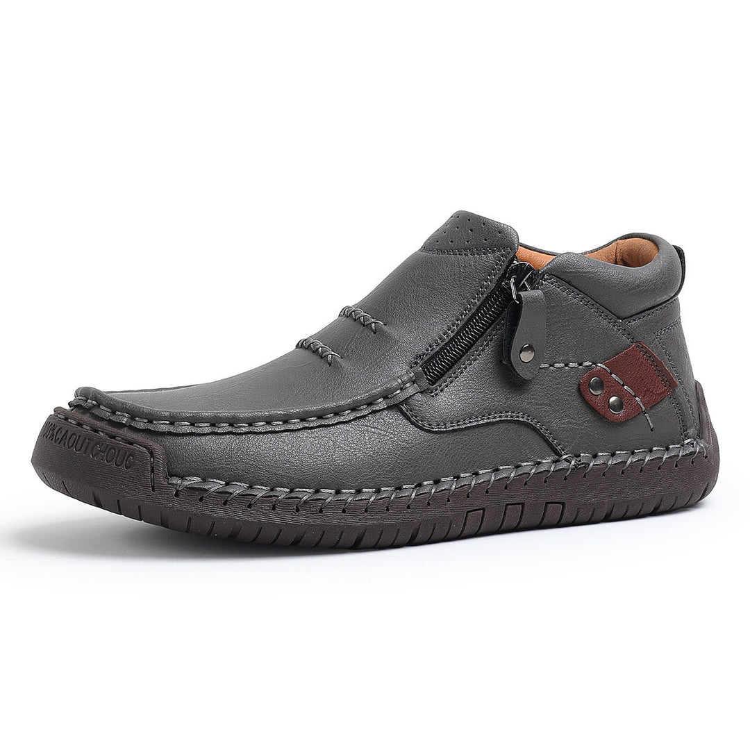 Men's Italian Leather Ankle Boots | Savoni