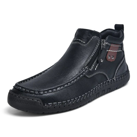 Scott Leather Ankle Boots
