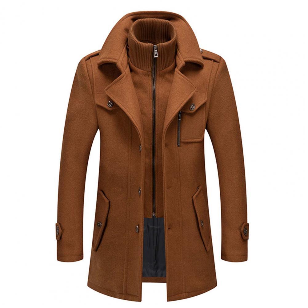 WinterField | Luxurious Double-Collar Trench Coat for Men