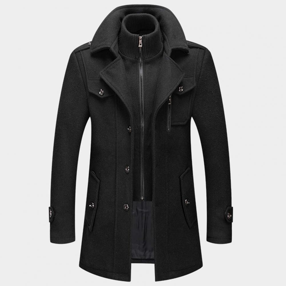 WinterField | Luxurious Double-Collar Trench Coat for Men