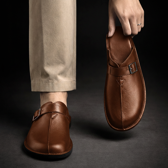 Russell Genuine Leather Mules