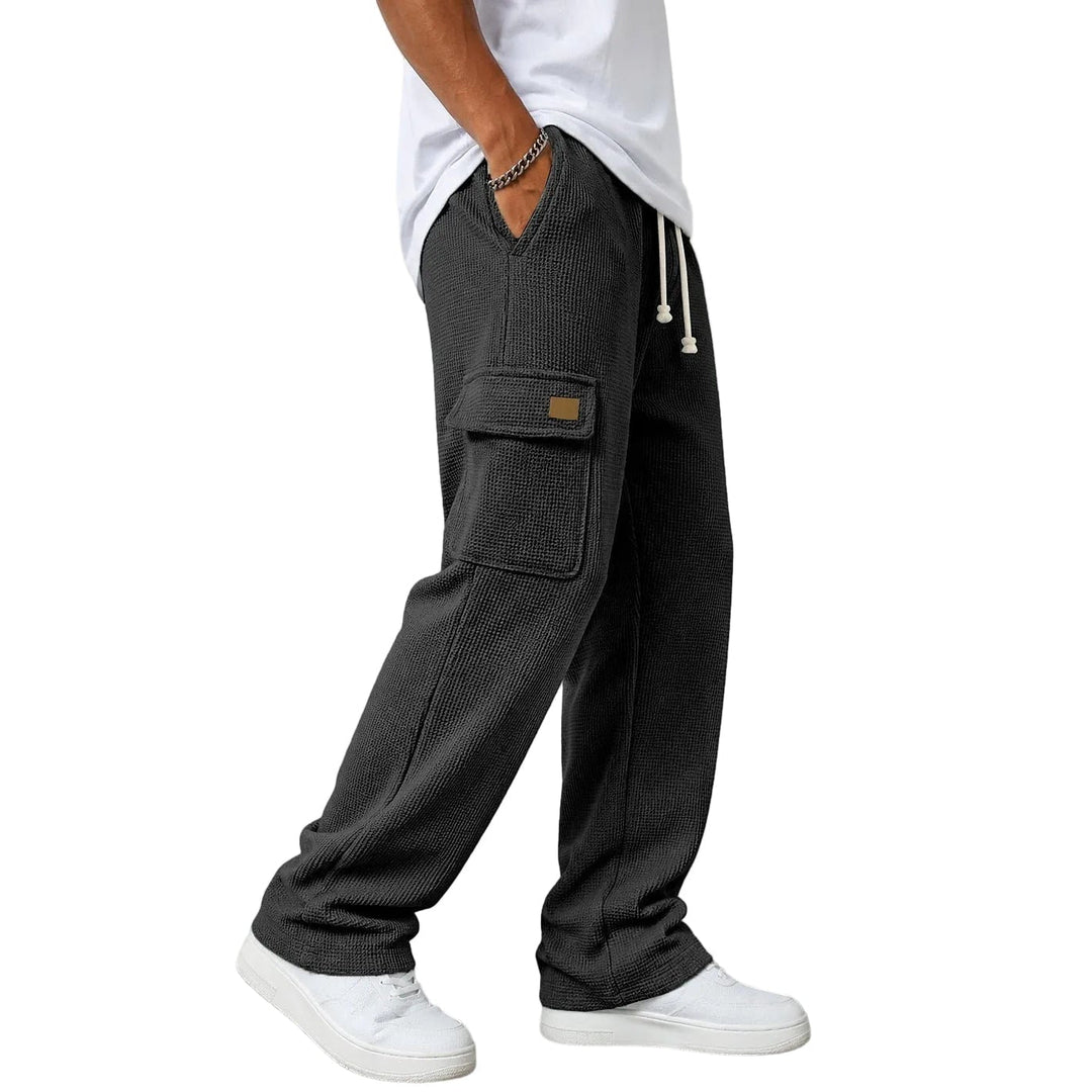 Erik - Textured Casual Cargo Pants | By Julian & Claire Toronto