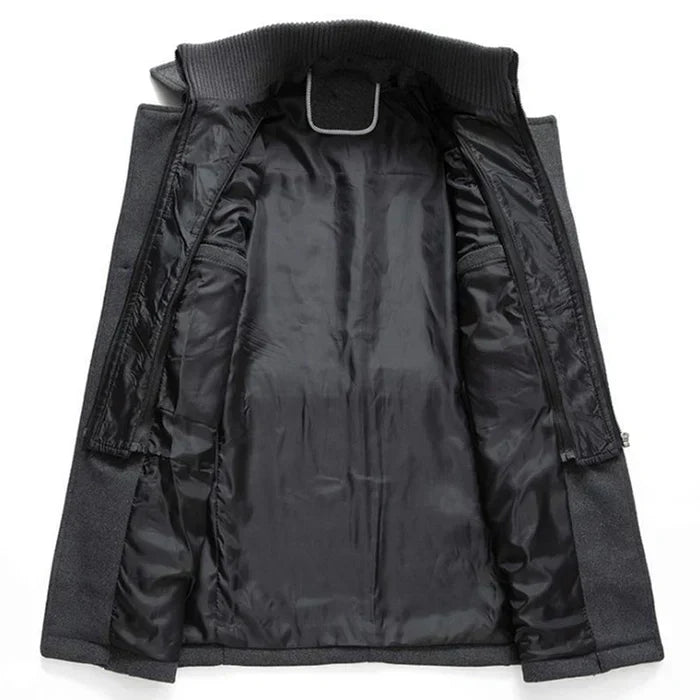 WinterField | Luxurious Double-Collar Trench Coat for Men