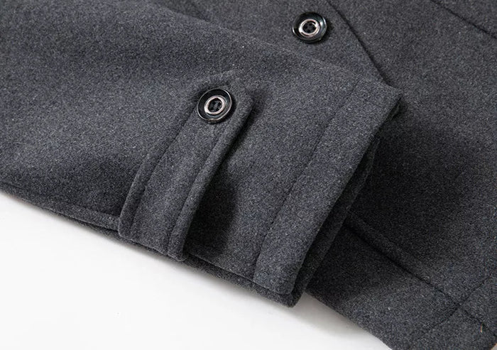 WinterField | Luxurious Double-Collar Trench Coat for Men