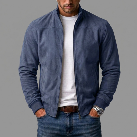 WinterField | Elegant Suede Bomber Jacket for Men (Buy 1, Get 1 FREE)
