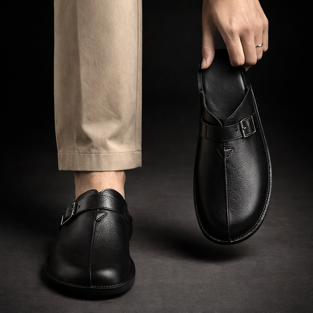 Russell Genuine Leather Mules