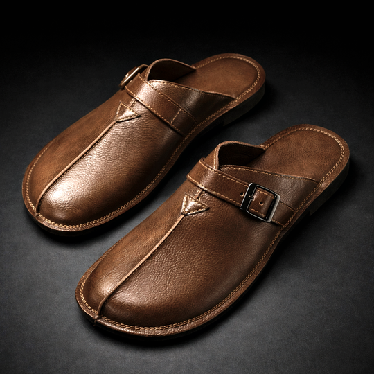Russell Genuine Leather Mules